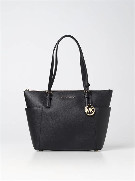 michael kors 30f2gttt8l black|Michael Kors saffiano tote.